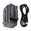 Dummy Battery Power Adapter for NP F970 F550 F770 Double Sided Camera Battery Power Supply Mount for Display and