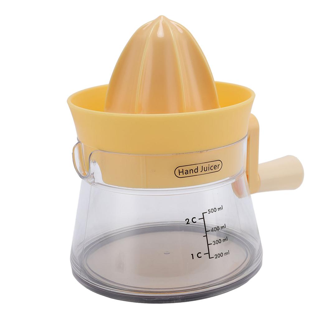 Соковыжималка для цитрусовых с ручным приводом 500 мл Многофункциональная ручная соковыжималка для лимона и лайма со шкалой для