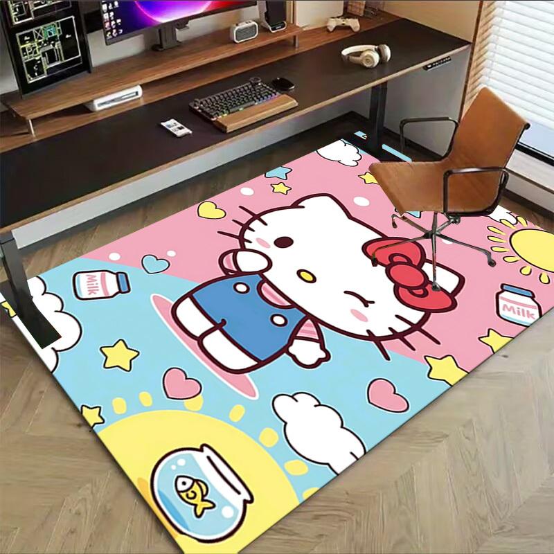 1 шт. Коврик Hello Kitty Молочный Ковер Офисный Ковер Уличный Коврик Домашний Декор Ковер для Зоны Праздничный Подарок