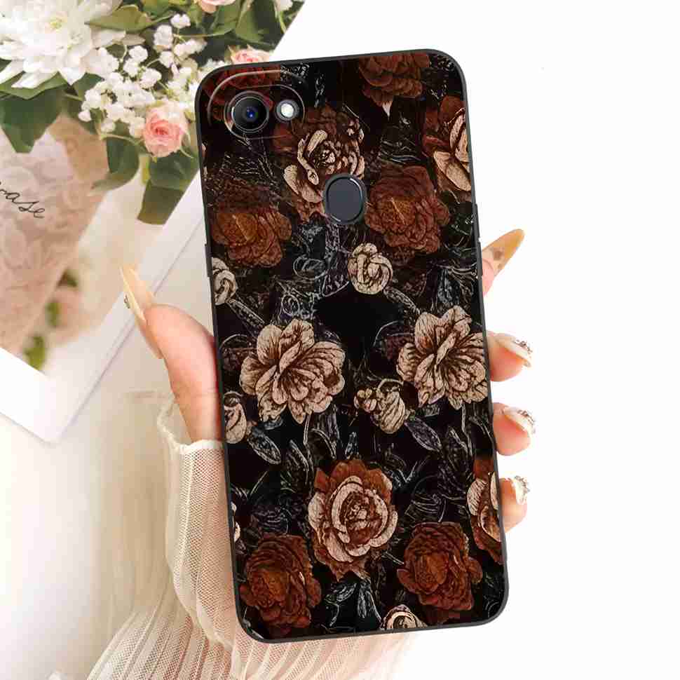 Beautiful Flowers Case For Oppo F7 Case CPH1819 CPH1821 Soft Silicone Fundas Phone Cases For Oppo F7 F 7 4G Cover Fundas