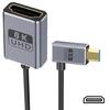 Спиральный Кабель для Камеры Версии 2.1 Поддержка Разрешения 8K Скорость 48 Гбит/с Micro-разъем на Коаксиальный shielded Female