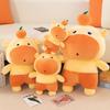 Capibara Capybara Lulu Doll Plush Toy Cute Dazed Dragon Throw Pillow Unzip Throw Pillow Gift for Children