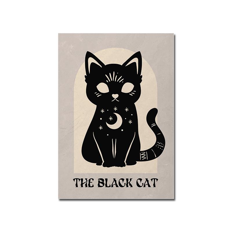 Witch Tarot Poster Abstract Celestial Canvas Painting Bohemian Astrology Art Printing Scandinavian Mural Living Room Decoration