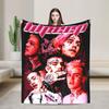 Плед Lil Peep Love Теплый Забавный Плюшевый Плед для Путешествий на Открытом Воздухе Самолете Фланелевая Постельная Покрывало Покрытие для Кровати
