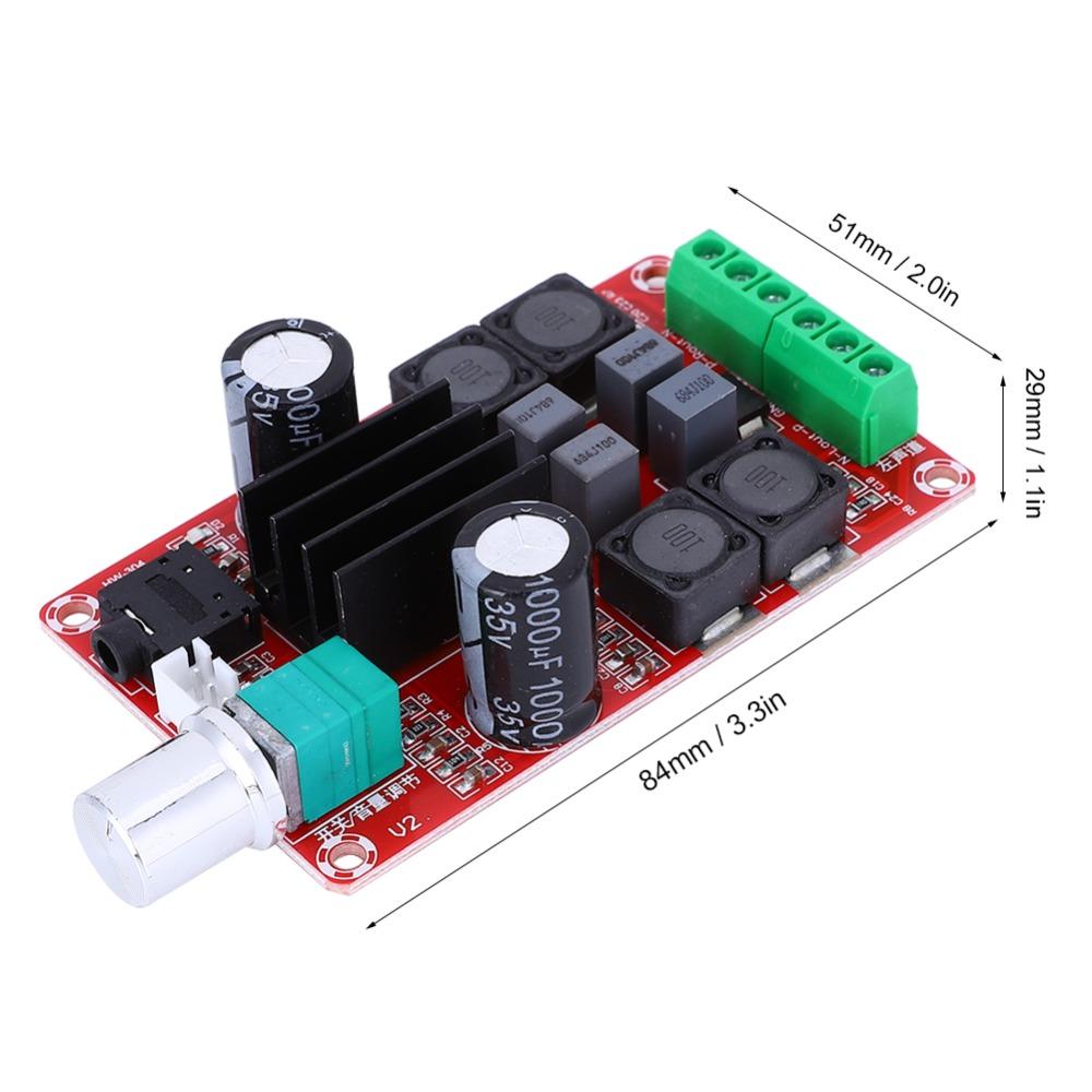 XHM189  TPA3116D2 Amplifier Module 2 x 50W Dual Channel Stereo Amp Board  Audio System
