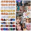 12 Grid Nail Art Gold Foil Paper Japanese Nail Art Highlight Gold And Silver Foil Fragments Box Diy Decorative Tin Foil Nail Sticker