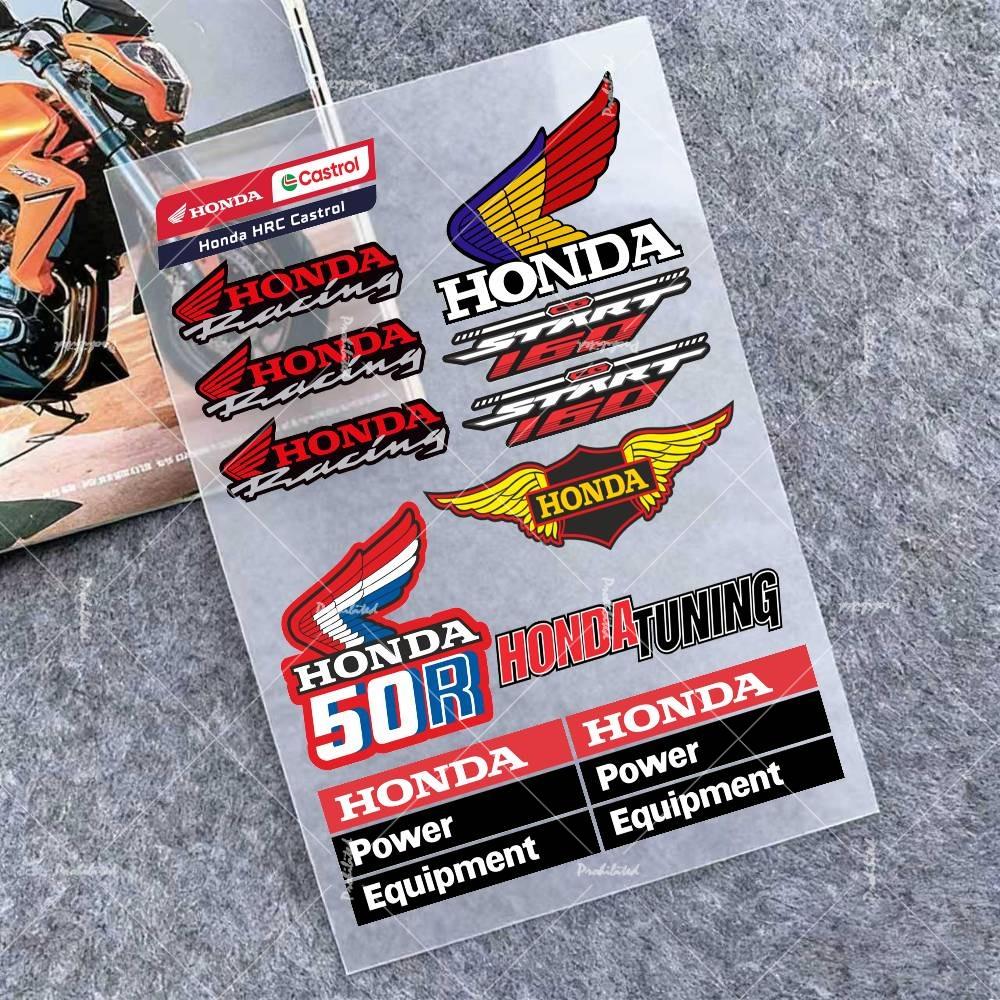 Fashion For Honda Stickers Moto Sticker Auto Body Bumper Windows Motorcycle Laptop Walls Vinyl Decal Car Tuning Accessories TP6