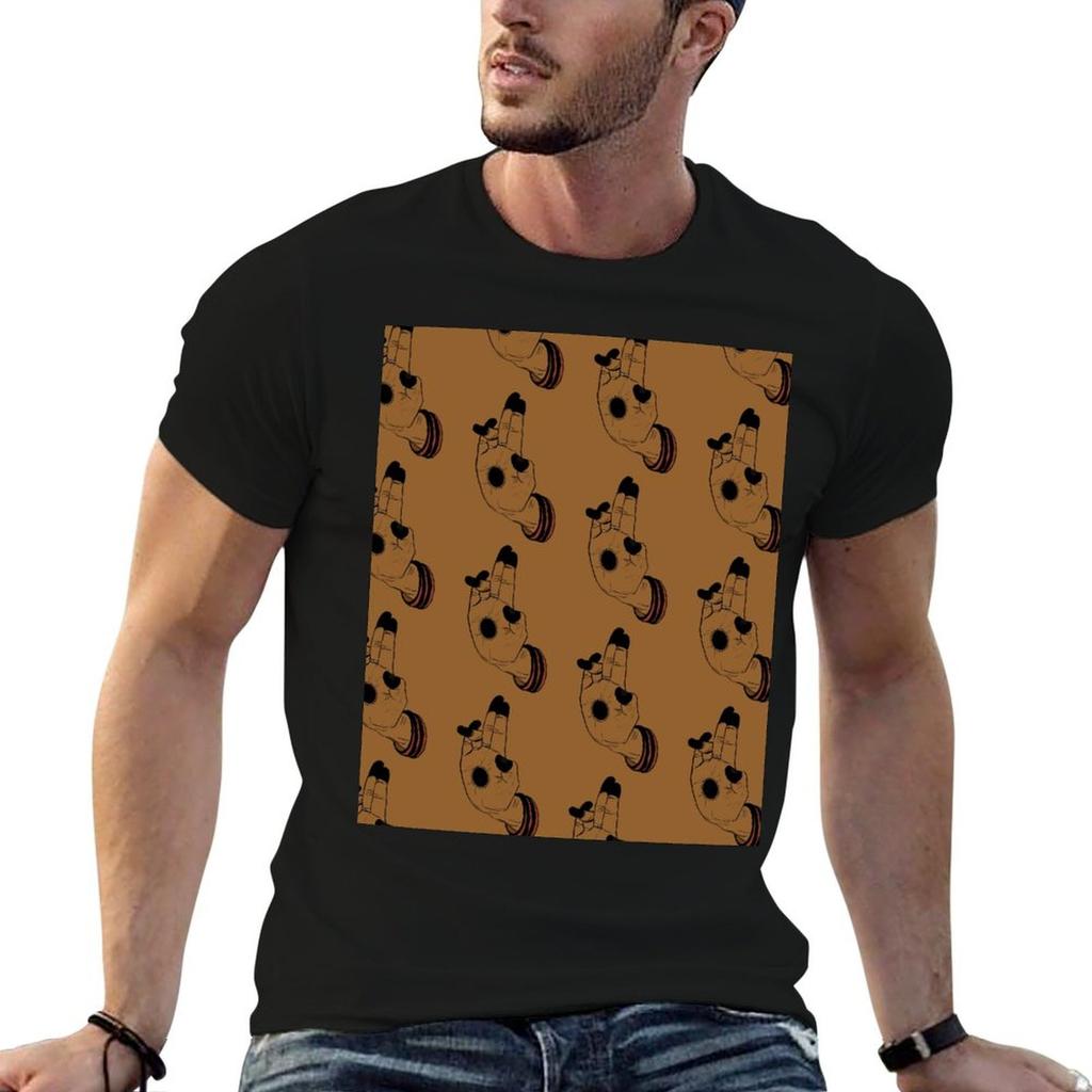 Brown Hand Tshirt T Shirt Custom Print Funny T Shirts Dark Humor Unisex T Shirts High Quality Luxury Brand Tshirt