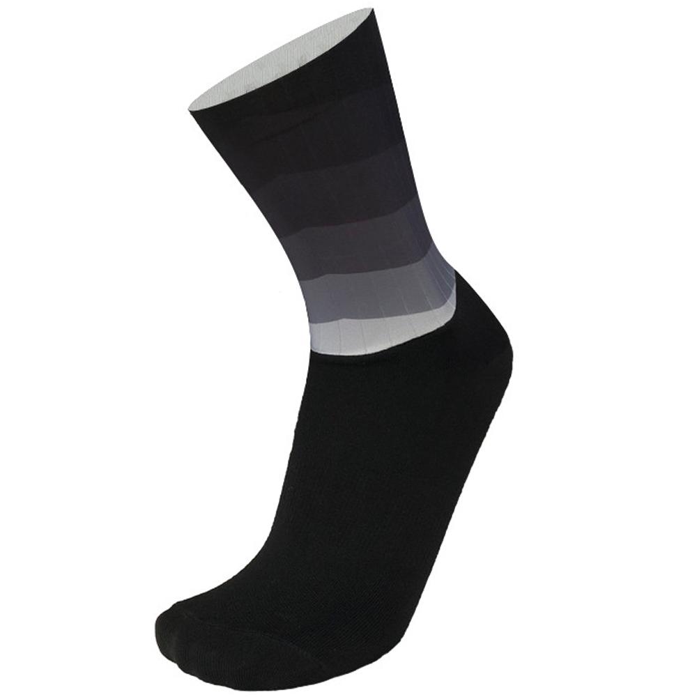 Мужские Женские Носки Градиентного Цвета Силиконовые Противоскользящие Дышащие Короткие Носки для Велоспорта Бега Альпинизма