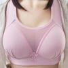 Large Size Thin Women's Underwear Without Steel Ring, Gathered, Comfortable, Breathable, Upper Support, Anti-empty Bra