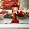 Christmas Snow Globe Glittering Music Box Xmas Toy Unique LED Flicker Snowflake for
