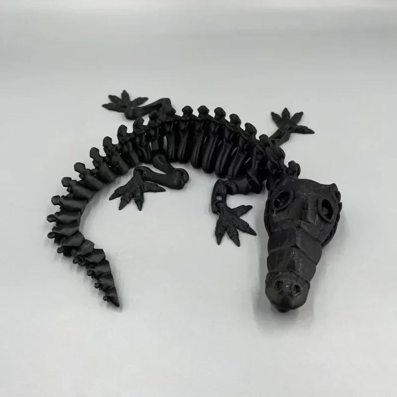 3D-печатные крокодилы с суставами, вращающиеся, игрушка-крокодил, подвижные суставы, фиджет-игрушка-сюрприз для аутизма СДВГ# Цвет: A2