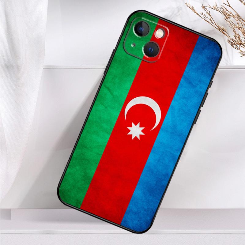 Azerbaijan Flag Phone Case For iPhone 16 15 14 13 12 11 Pro Max Mini X XR XS Max 7 8 Plus Back Cover