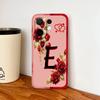 Чехол для телефона Vivo V60 Lite 5G, модный, с розовыми буквами, из мягкого жидкого силикона, с покрытием для камеры, противоударный корпус