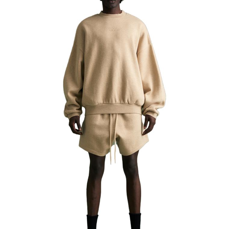 Fear of God Мужские топы Essentials Crewneck Gold Heather светло-коричневого цвета 192BT232043F