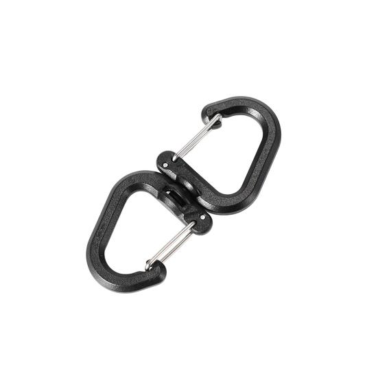 1/5 шт. вращающийся на 360 градусов крюк портативный легкий открытый кемпинг походный S-образный вертлюг