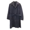 Mackintosh Made In Scotland Stainless Collar Coat 38 Charcoal Navy Men's Used