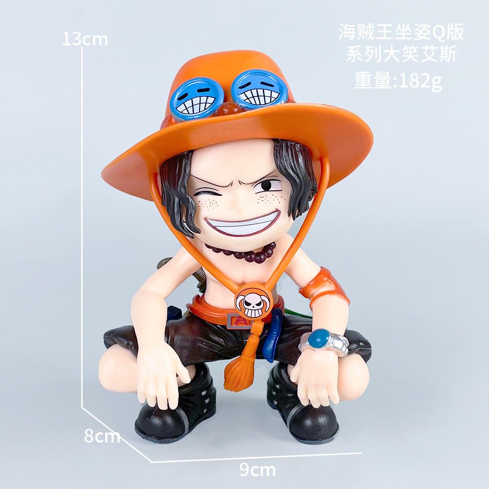 One Piece Anime Action Figure Set Luffy Roronoa Zoro Sabo Portgas D Ace Vinsmoke Sanji Collectible PVC Model Dolls