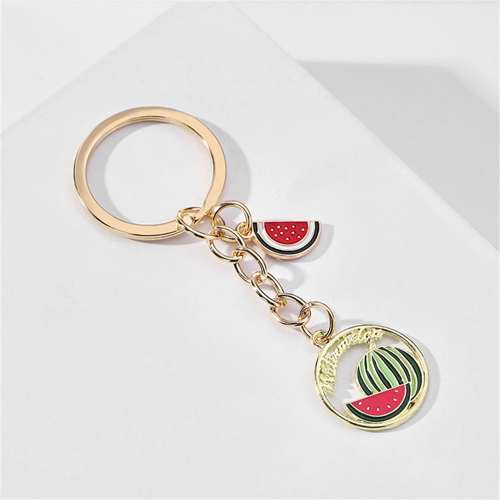 Элегантные брелоки с подвесками, милые вишневые сердечки, брелок с фруктами и растениями для модных женщин и девушек, подарки для дружбы, повседневное использование