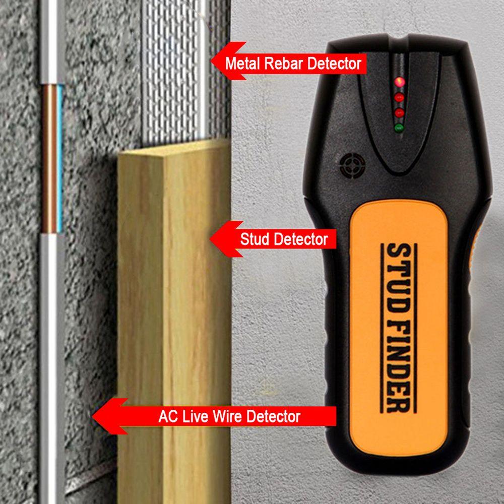 3 In 1 Wood Studs Live Wire Detect Find Metal Metal Detector Wall Scanner Smart Sensor Finder