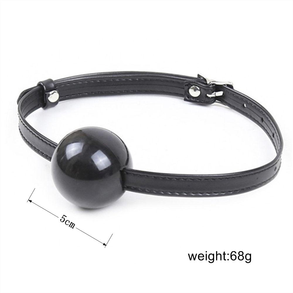 BDSM Ball Gag Oral Fixation stuffed Mouth PU Bondage Boutique Begin Roleplay Slave Submisson Adult Game For Couples Flirting Toy
