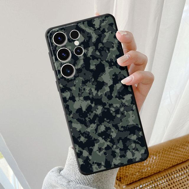 Чехол для телефона Samsung Galaxy S21 S23 Ultra 5g S8 S7 S10e S22 Plus S20 Fe S10 S9 с камуфляжным рисунком, камуфляжный военный армейский чехол