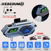 1/2Pcs Motorcycle Helmet Intercom Bluetooth Headset Wireless Interphone Intercomunicador Waterproof Handsfree Call Headphone