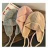 Pink Wool Aviator Hat with Earflaps - Warm & Versatile for Autumn/Winter Skiing