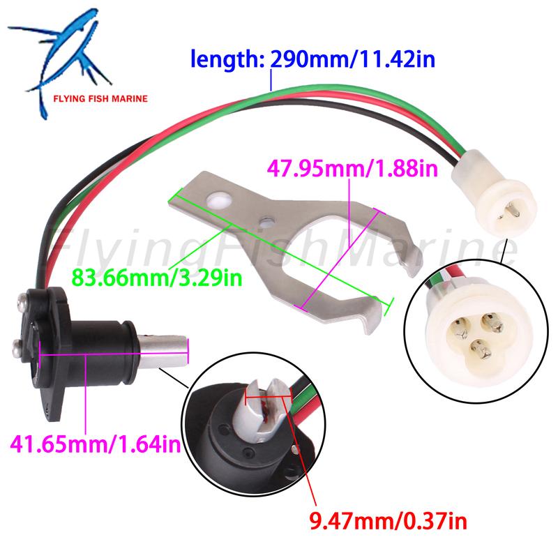 Boat Engine 22314183 873531 Trim Tilt Sender Sensor w/Bracket for Volvo Penta AD / DP / SX / EF / BY / LK / KAD / TAMD Series dr