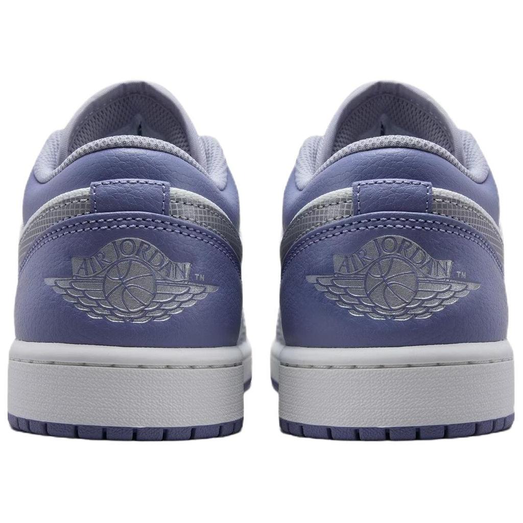 Jordan Air Jordan 1 Винтажные Баскетбольные Кроссовки Мужские Низкие Пик Белый/Металлический Серебряный IX5003-101