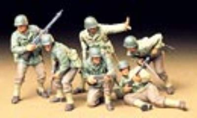 Tamiya 1/35 Военная миниатюра Серия Нет. 192 США. Армейский пехотный штурмовой набор Пластиковая модель 35192