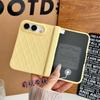 Magnetic Snap-on Case IPhone Duo With Full Coverage PU Leather Rhombus Shockproof Protection