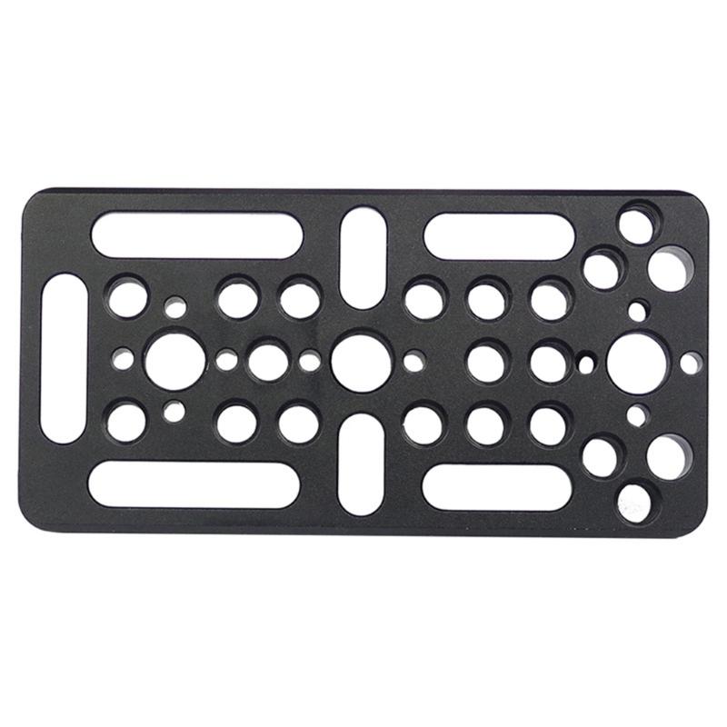 1/4 3/8 Quick Release Plate Cheese Base Multiple Functional Enhances Camera Stability On Tripods