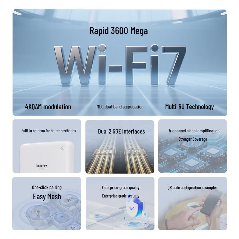 Huawei BE3600 Dual 2.5G Mesh Wi-Fi Router