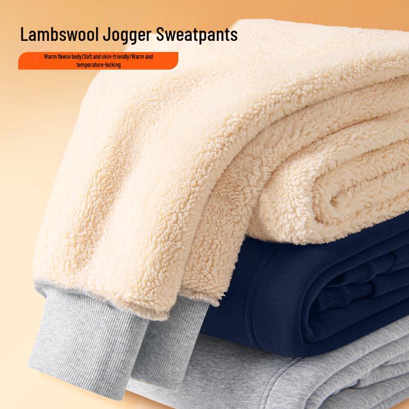 JEEP SPIRIT Men's 2025 Loose Fit Warm Sweatpants