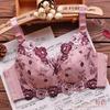 Женский бюстгальтер с полным покрытием на косточках, на легкой подкладке, бюстгальтер с цветочной вышивкой, большие размеры, бюстгальтер-минимайзер 34, 36, 38, 40, 42, 44, 46, 48 BD