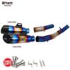 For Kawasaki Z1000 2007 2008 2009 Motorcycle Exhaust Escape Moto Modified Middle Link Pipe Carbon Fiber Muffler DB Killer