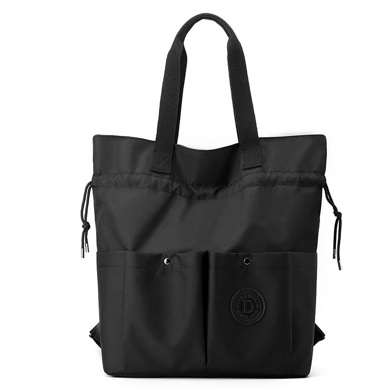 Women's Drawstring Backpack Multifunctional Travel Bag Portable Shoulder Bag Men's Large Capacity Backpack