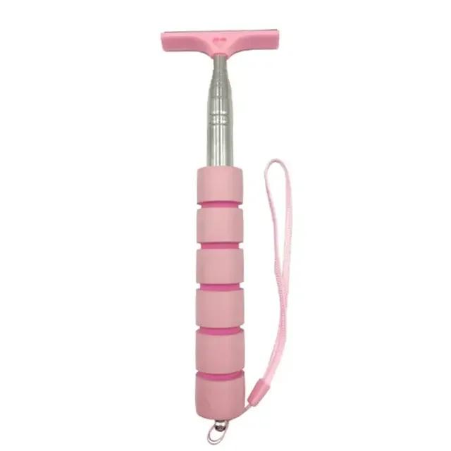 Car Handheld Wiper Rearview Mirror Wiper Stainless Steel Telescopic Retractable Layered Brush Head Window Wash Cleaning Brush