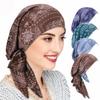 Casual Floral Print Turban Bohemia Sleep Caps Beanies Headwrap  Women National