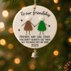 Sea Glass Art Friendship Ornament Handmade Sea Glass Christmas Tree Ornament True Friends Are Like Seaglass Keepsake Gift for Best Friends