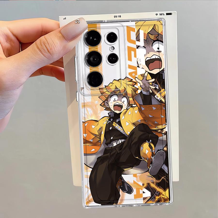 Чехол для Samsung Galaxy S26 S24 S23 Ultra S20 Plus S25 Edge S21 S22 FE Note 20 Ultra 10 Чехол для телефона D-Demon Anime S-Slayer