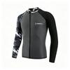 Mens Long Sleeve Pants Rash Guard Split Swimsuit Surfing Snorkeling Diving