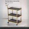 Titanium Mobile Serving Cart