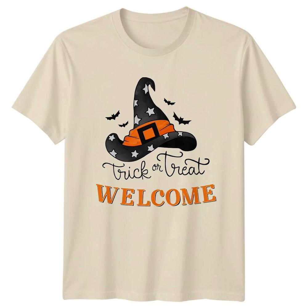 Trick Or Treat Welcome TShirt Witch Costume Halloween Gift For Him And