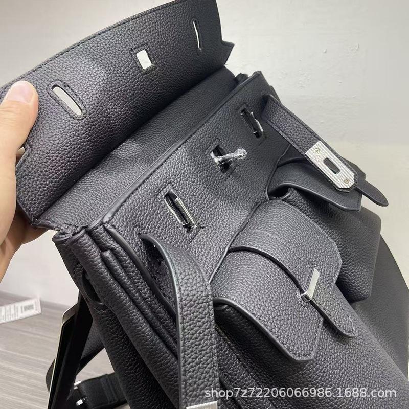 Повседневная текстура кожи рабочая поездка портативный, через плечо мужские и женские нагрудные сумки модный рюкзак школьная сумка тренд