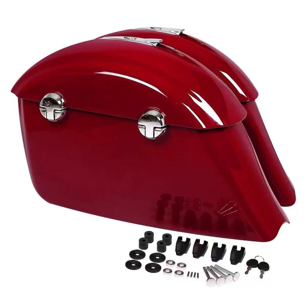 Rear Box & Side Case for Indian Chief Roadmaster Modification