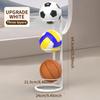 Foldable Floor-Standing Ball Storage Rack for Indoor Sports Equipment