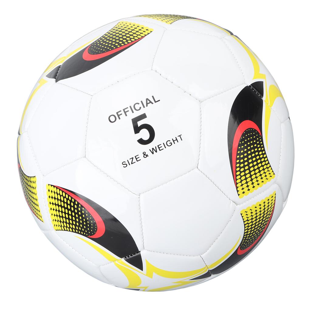 Футбольный мяч размера 5 ПВХ узор кукурузы Эластичный футбольный мяч Подарок для практики Игры Дети Взрослые Белый