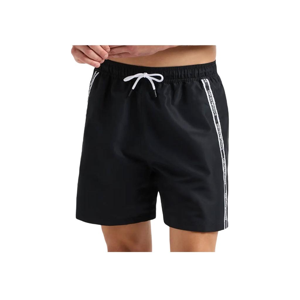 Emporio Armani Плавки-шорты с логотипом Color Block Мужская одежда для плавания Черный EM001382-AF12333-UC001